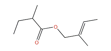 (E)-2-Methyl-2-butenyl 2-methylbutanoate